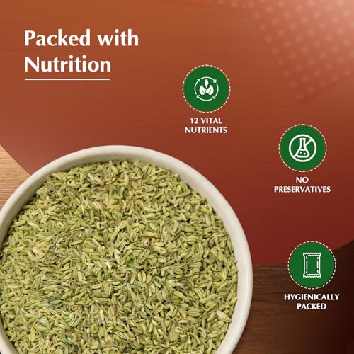 Image of Amazon Brand - Vedaka Fennel Whole | 100 G | Saunf