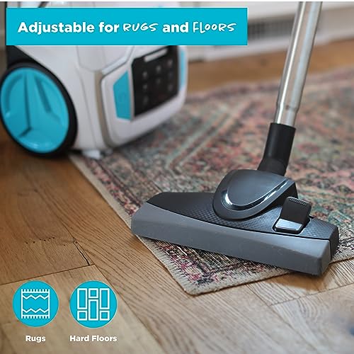 Simplicity Vacuums Scout Canister Vacuum Cleaner, Compact Rug and Wood Floor Vacuum, Household Vacuum Cleaners Feature Extendable Wand and Digital Suction Control… by Simplicity Vacuums - Image 6
