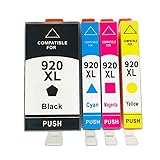  TASLIN OEM 12 pièces 920XL Cartouche d\'encre Compatible for HP920XL 920 hp920 H-P 920 for imprimantes H-P Off1sejet 6500 6500A 6000 7000 7500 7500A Accessoires (Color : 1set)
