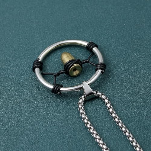 Cyber V Bullet Necklace Punk Merch Cosplay Costume Accessory3