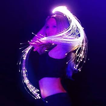 Amazon.co.jp: LED光ファイバー鞭 170CMダンス鞭ライト 110個0.5