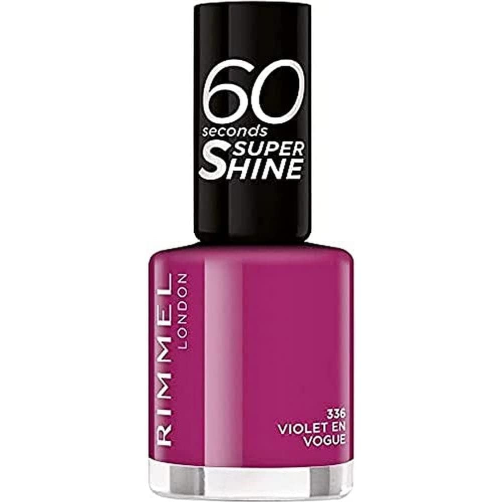 Rimmel 60 Seconds Nail Polish Super Shine Violet en vogue 336, 8 ml