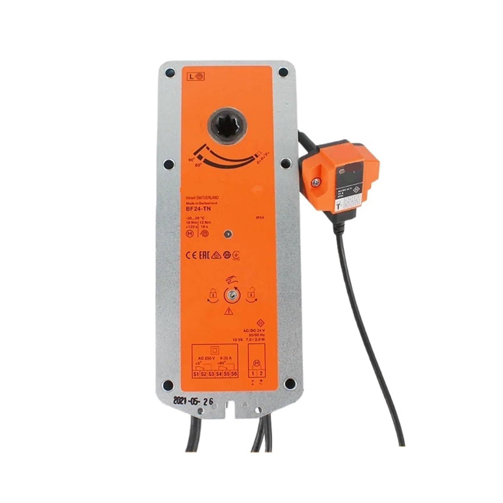 BALYDLUL BF24-TN 18NM 24V Dampers Actuators Cable Thermoelectric Tripping Device