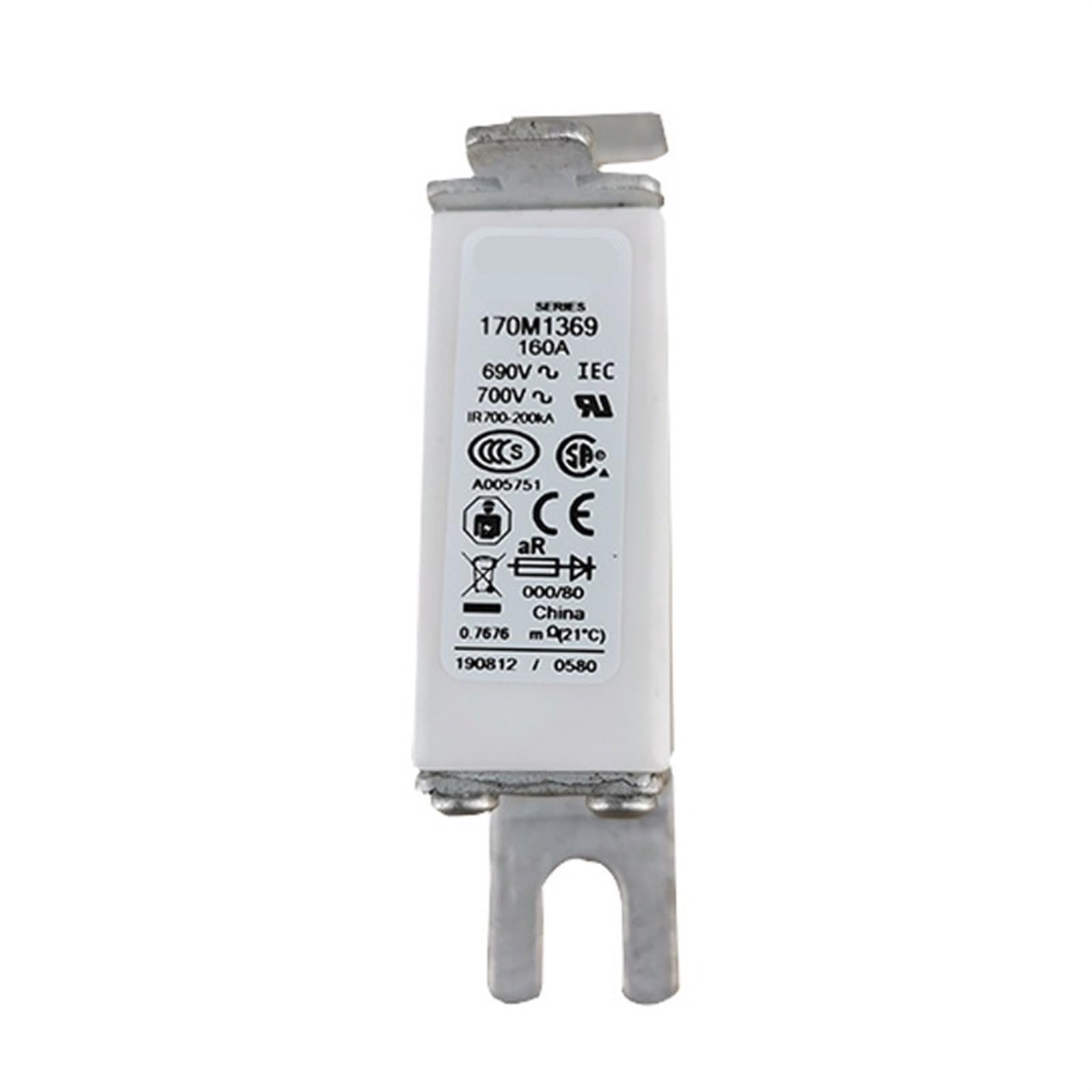 TBZOQAID 170M1369 170M1370 170M1371 Fuses Accessories(170M1371)