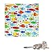 tinkare Refillable Catnip Cat Mat Kitty Comfortable Resting Place with Velcro