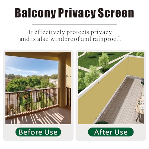 Cache balcon opaque pour supprimer le vis-à-vis sur votre terrasse