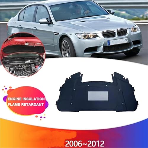 Matériau isolant BMW E90 E91 pour stopper la chaleur du capot et insonoriser le moteur 06-12