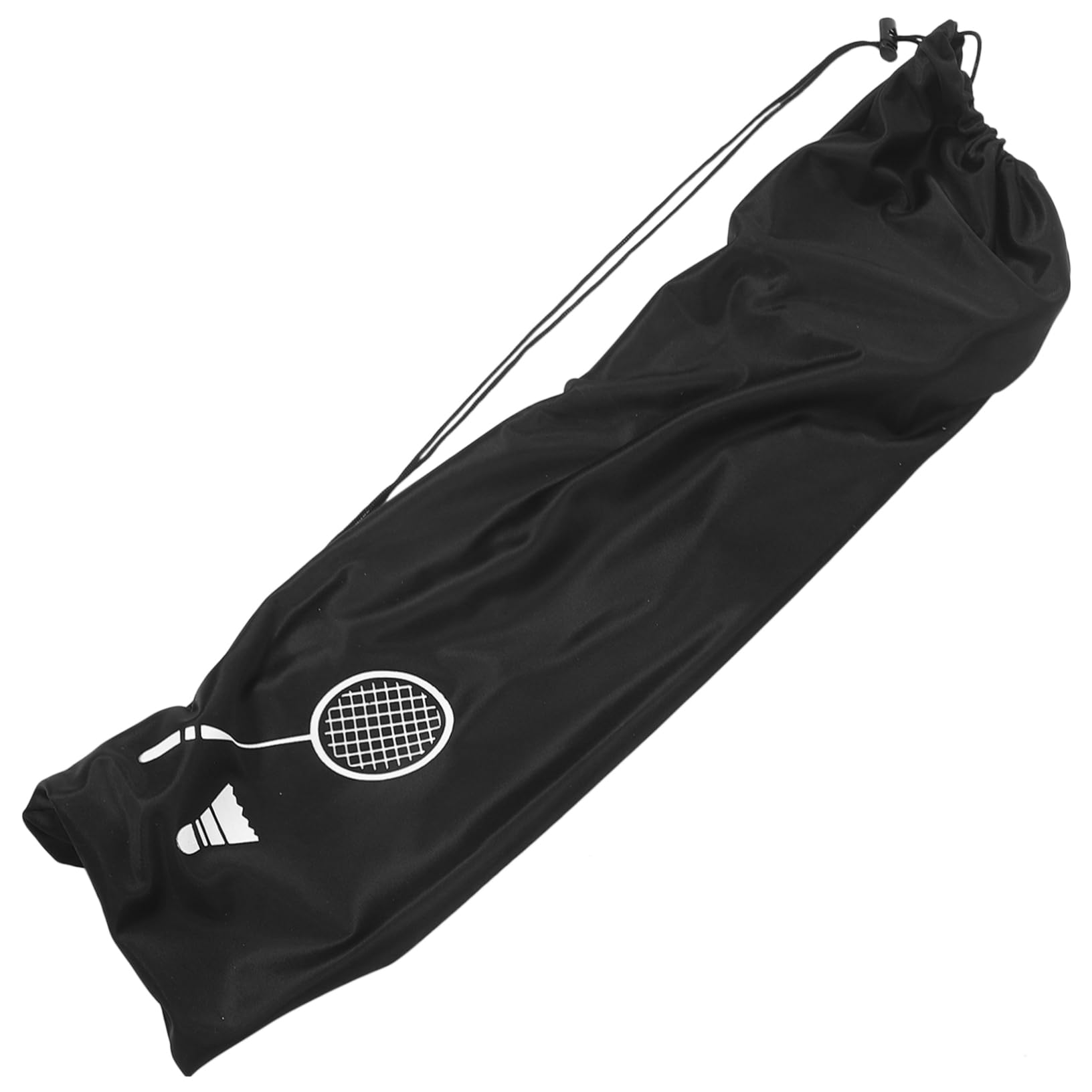 TOYANDONA Bolsa de bádminton Bolsa de Raqueta de Pelusa Bolsa de Raqueta portátil Volantes de bádminton Deportes Accesorios de bádminton Bolsa de Raqueta al Aire Franela Gruesa Negro