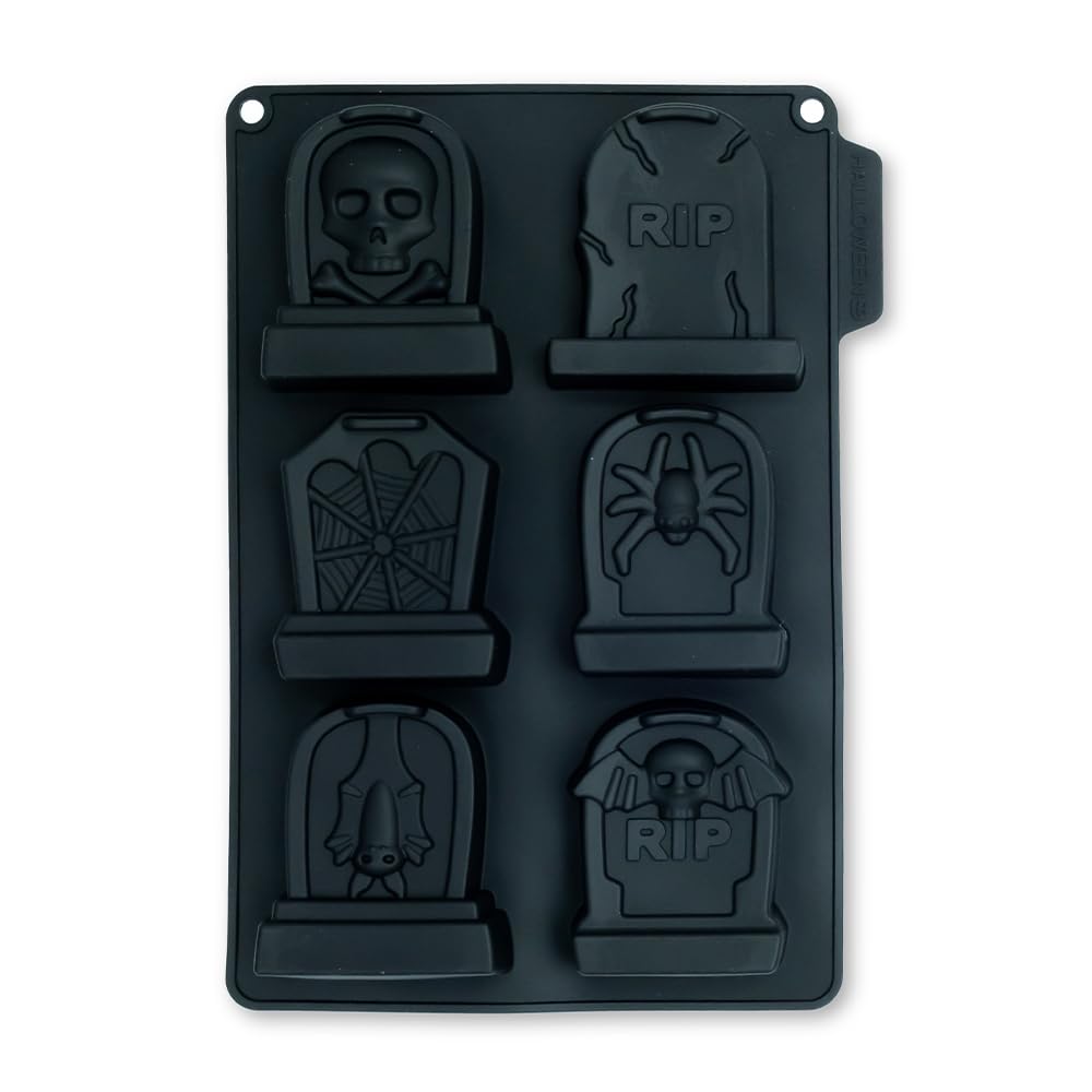 Moule Silicone Halloween Ossements - Sans BPA - Anti-adhésif - Pour Gâteaux, Biscuits, Chocolat - Résistant Four Et Congélateur