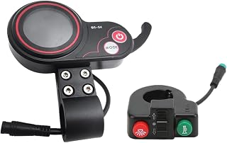 Guddla QS-S4 48V-60V Thumb Throttle LCD Display Meter+Switch Button for Zero 8 9 10 8X 10X Electric Scooter