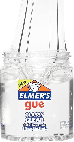 Miniatura 3 de ELMER'S GUE GLASSY CLEAR 8 FL OZ 20 unidades,Claro,Rosa + azul + purpurina morada