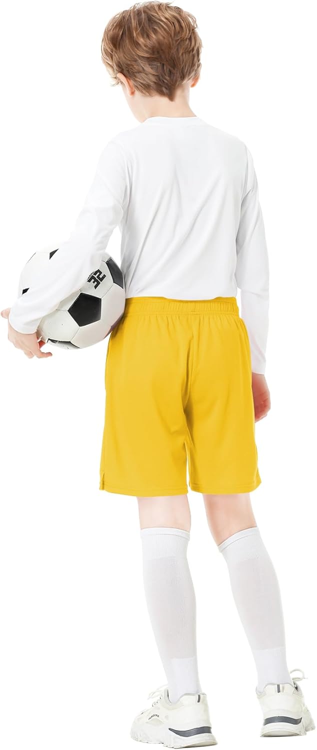 QBK Toddler to Youth Athletic Shorts for Boys and Girls Soccer Basketball Sports - Image 3