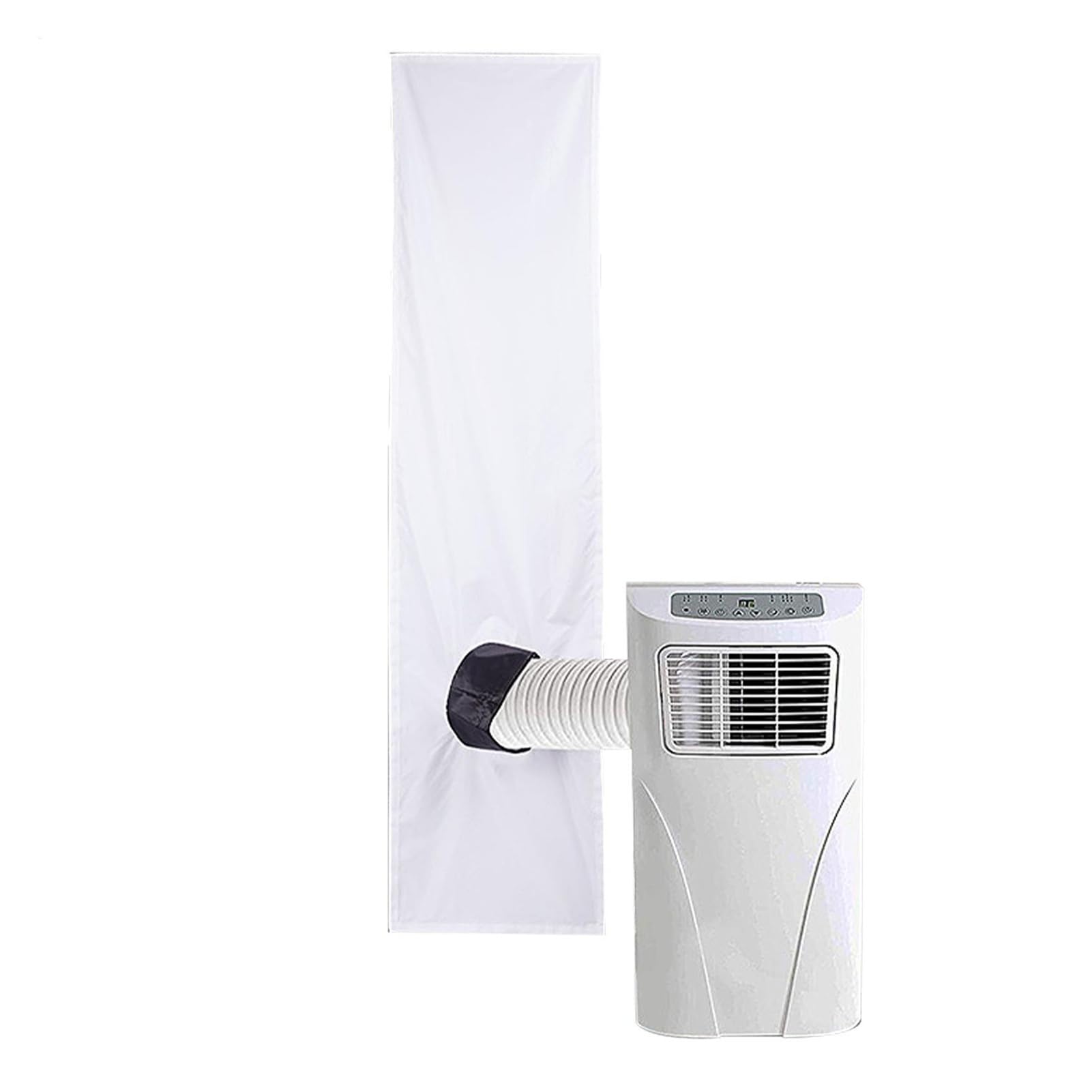 Guarnizione universale for finestra 2/3M for aria condizionata e asciugatrice con accoppiatore | Il kit di panni sigillanti con attacco regolabile è adatto for condizionatori portatili e asciugatrici.(3 meters)