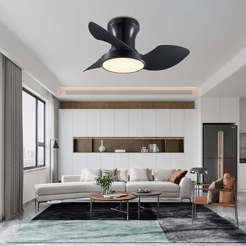 Ventilateur de plafond blanc avec LED à intensité variable - 3