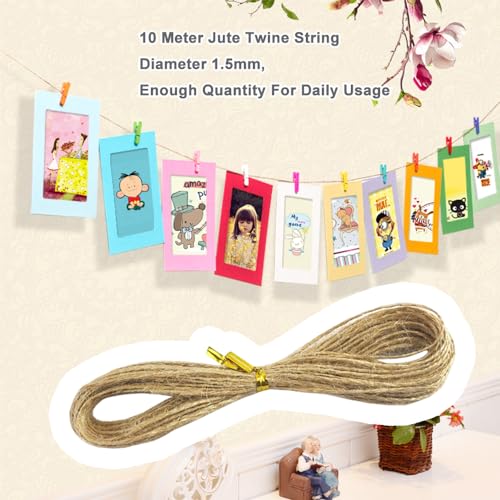 XFentech 150 PCS Colorful Mini Wooden Pegs - Image 4