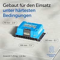 Victron Energy SmartSolar MPPT Laderegler - Solar Laderegler (Bluetooth) - 150V 45 Amp 12/24/36/48-Volt – Ansicht 3