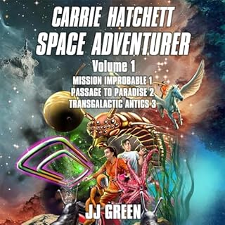 Carrie Hatchett, Space Adventurer Books 1 - 3 cover art