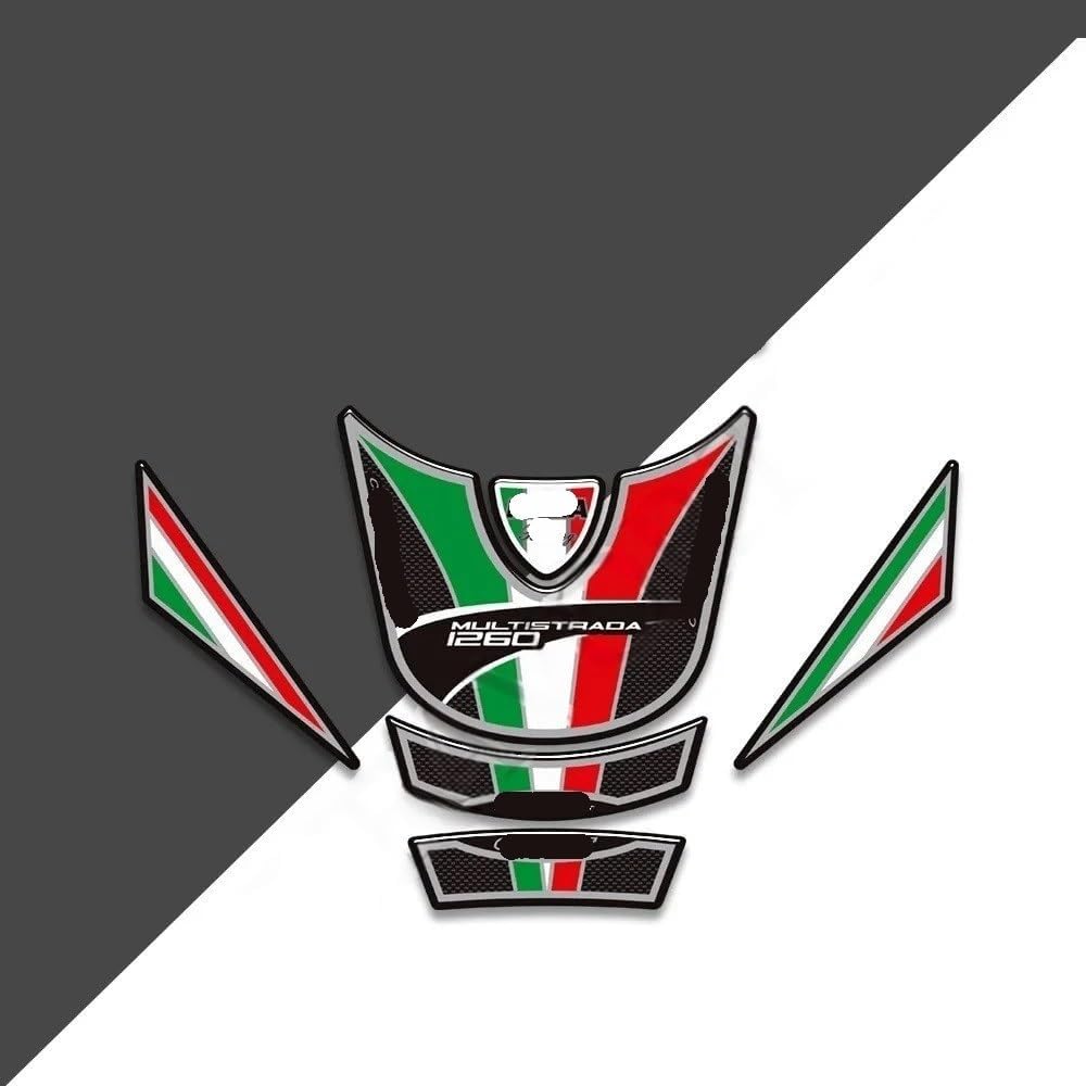 Tank Traction Pad for MULTISTRADA 1260S Motorcycle Tank Pad Decals Grips Gas Fuel Oil Kit Knee Protector