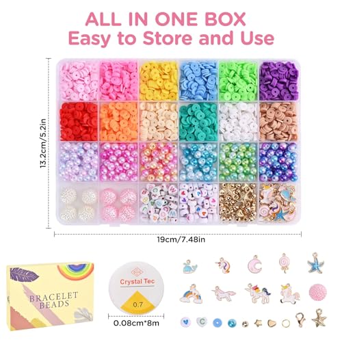 Satmarhz Unicorn Bracelet Making Kit for Girls Blue - Image 3