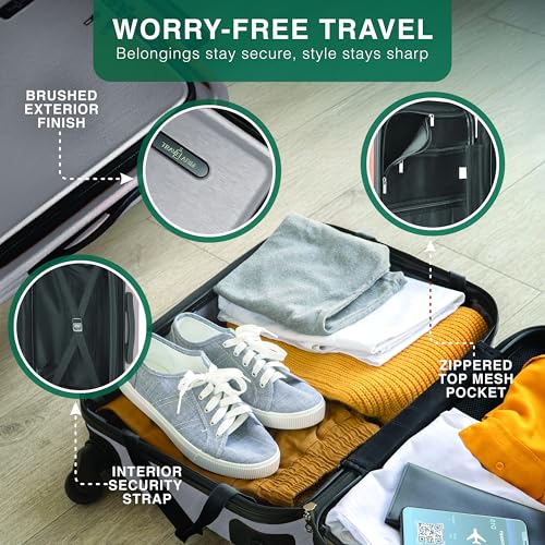 Image of 28 Inch Luggage with Spinner Wheels, Hard Shell Suitcase with TSA Locks for Luggage, Travel Large Suitcase, Expandable Hard Shell Suitcases, Grey