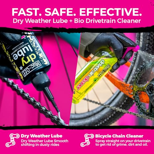 Image of Muc-Off Bio Drivetrain Cleaner | Effective Biodegradable Bicycle Chain Cleaner and Degreaser Spray | Suitable for All Types of Bike
