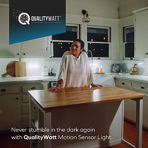 Qualitywatt Led Motion Sensor Light Indoor [3-Pack] – Battery Led Lights – Motion Sensor Closet Lights, Under Cabinet Lights, Night Light, Wall Light – 10 Bulbs Per Led Strip Light #TOP4
