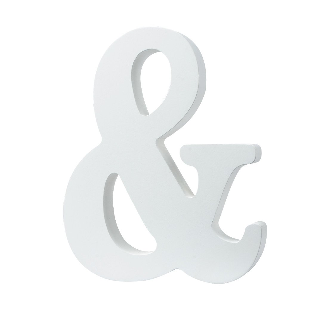 Zebery Wooden Hanging Wall Letters" & " - White Decorative Wall Letter for Children's Nursery Baby's Room, Baby Name and Girls Bedroom Decor