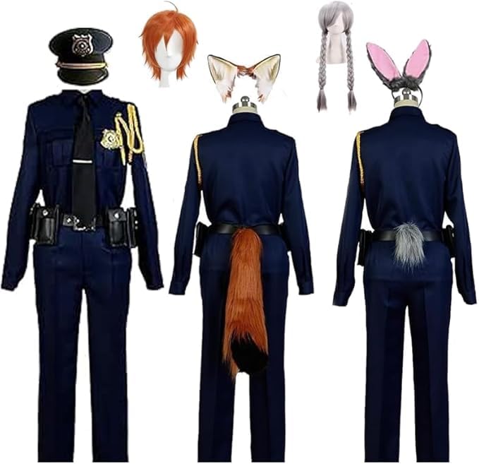 Amazon.co.jp: [PWPCOS] フォックス コスプレ 警察服 兎 コスプレ 警察