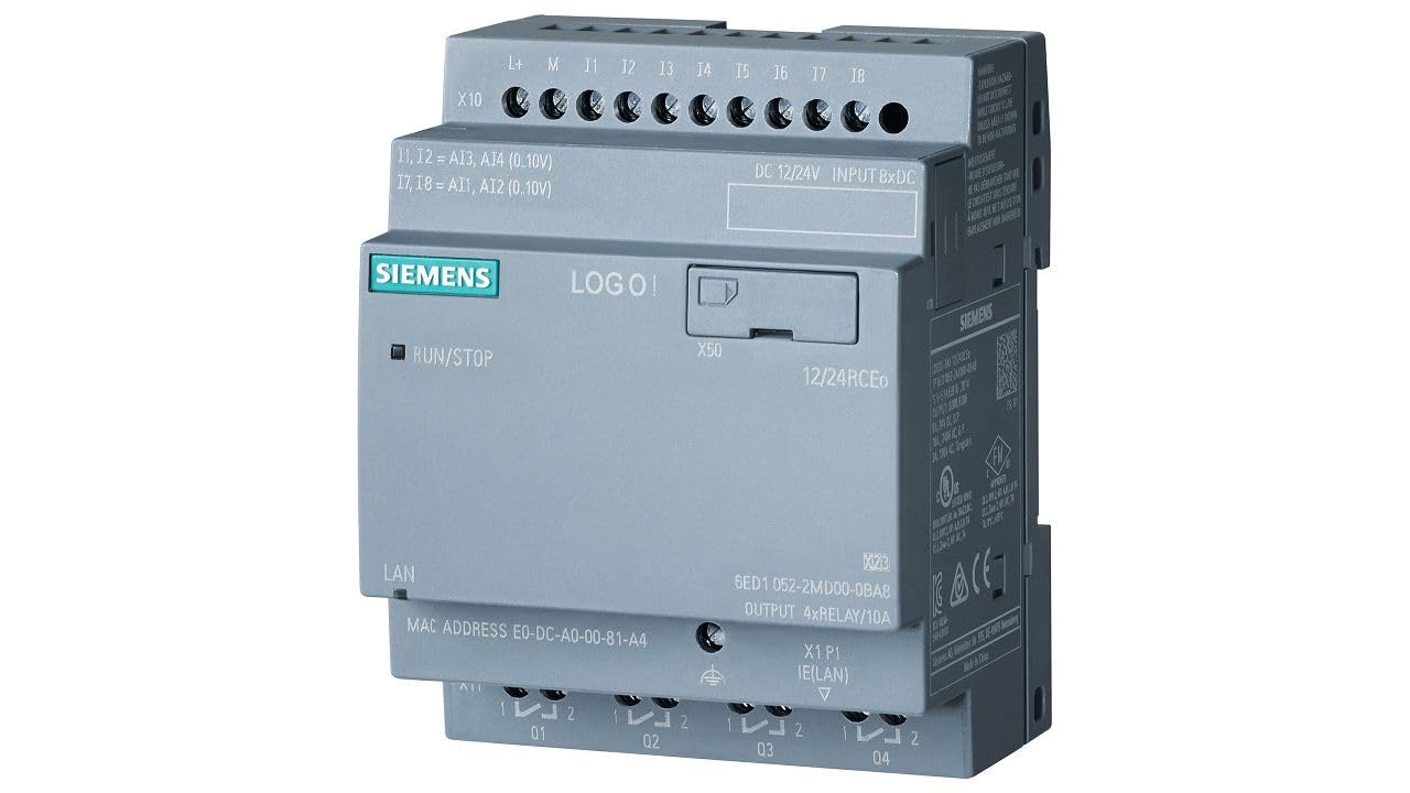 Siemens SIEM 6ED1052-2MD08-0BA2 LOGO! 12/24RCEO (6ED10522MD080BA2)