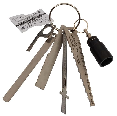 Myers Tire Supply Tire Inspection & Tool Kit for Fleets and Commercial Use – Complete Diagnostic Set with M22 Gauge Check, Thread Pitch Gauge, Brake Inspector, Rim Check & More