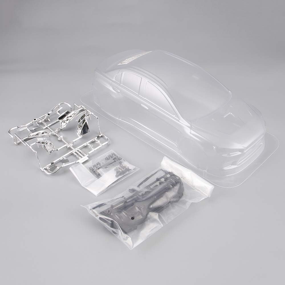 EVTSCAN KillerBody RC Car Body Shell Frame Kit for Lancer Evolution X 1/10 Electric Touring Car RC Racing DIY Parts