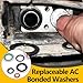 NBRINGO 52 PCS AC Gasket Kit - R134a AC Seal Kit with Compressor Gaskets, A/C Line Seals Washers for Automotive Air Conditioner Repair & Maintenance - Stops AC Refrigerant Leaks