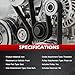 Autodevil 21-5264 Power Steering Pump Fit for 2001-2007 Sequoia 4.7L, 2000-2006 Tundra 4.7L, Power Assist Pump w/Pulley Replacement for 21-5264