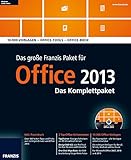  Das große Franzis Paket Office 2013 - Das Komplettpaket, DVD-ROM + Praxisbuch10.000 Vorlagen - Office-Tools - Office-Buch