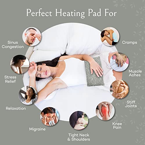 Microwavable Heat Pack for Pain Relief - USA Made (12 x 7)