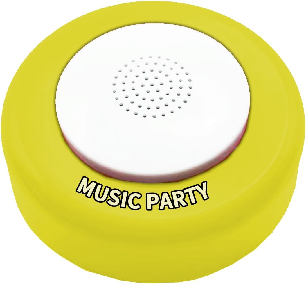 30 Second Dancing Music Party Box - The Button | Dance Party Button with Music | Gag Gifts | Office Toys