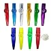 Fartime 6 Pcs Metal and 4 Pcs Plastic Kazoos With 20Pcs Kazoo Flute Diaphragms,Good Gift for Kids,A Good Companion for Ukulele, Violin, Guitar,Piano Keyboard.