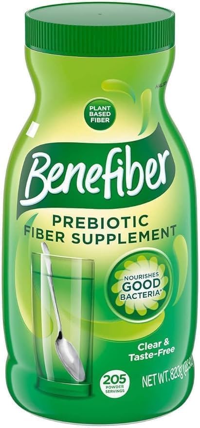 Prebiotic Fiber Supplement Powder for Digestive Health Benefiber,Unflavored - Net Weight 28.9 Ounce (Total 205 Servings)