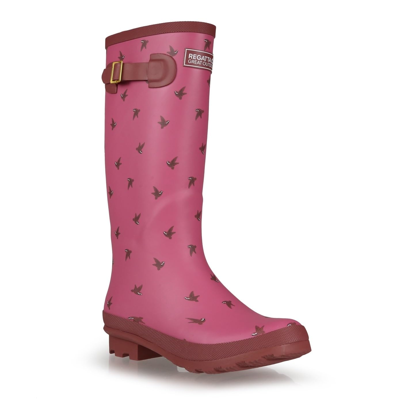 Regatta Women's Ly Fairweath Wellies - Violet/Rsebl - 7 (41)