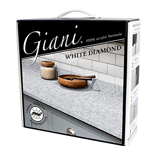 Comparison: Best Paint For Bathroom Countertop 10 Giani Granite Countertop Paint Kit 2.0-100% Acrylic (White Diamond)