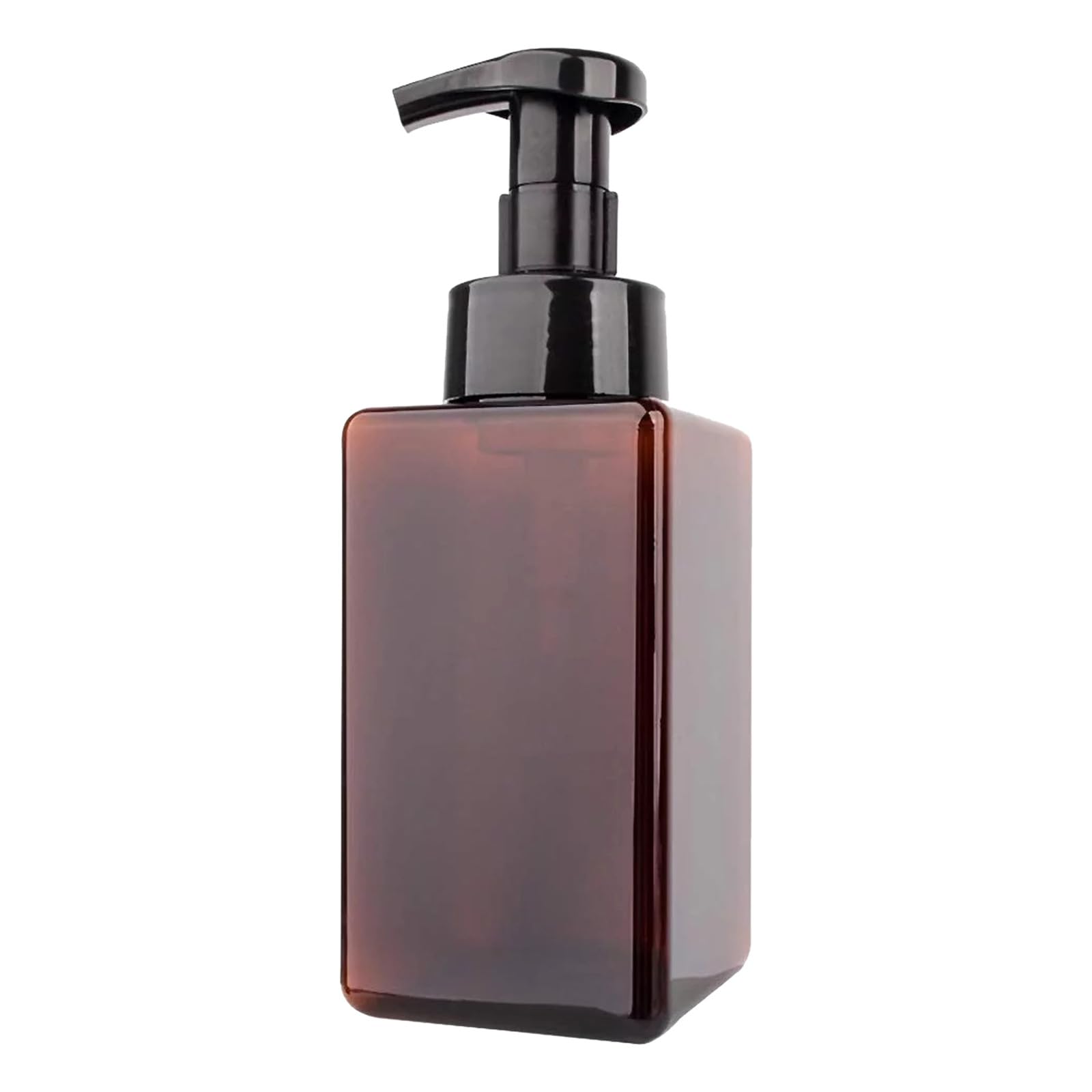Blandoom Brown Cup Set Foaming Soap Dispenser 15Oz Refillable Foam Liquid Hand Soap Empty Bottle Container 450Ml Double Wall Titanium Cup (, One Size)