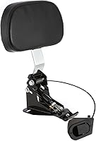 Vista 11 de INNOGLOW Respaldo de conductor ajustable para motocicleta con respaldo para el piloto con patrón de calavera, kit de montaje en brazo negro