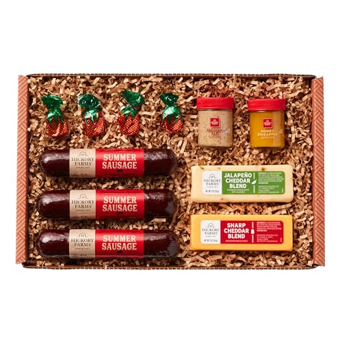 Hickory Farms Savory & Sweet Farmhouse Meat and Cheese Gift Basket...
