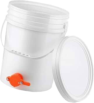 Amazon.co.jp: Perfk ハニーバケツ 蜂蜜バケツ 20L シロップ保存