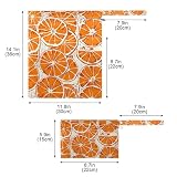 siphylline wodoodporne suche torby wodoodporne 2-pak niezbędne podróżne dla dziecka z uchwytami do przedszkola, pieluchy dziecięce Vintage Orange