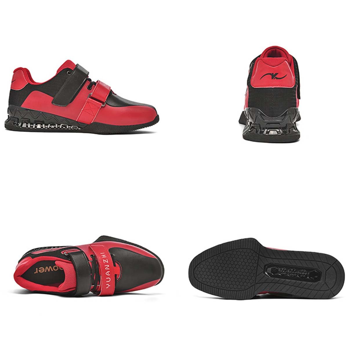 Chaussures d'haltérophilie pour Homme et Femme Chaussures de soulevé de Terre Antidérapante Chaussures De Musculation De Squat avec Talon de 3cm