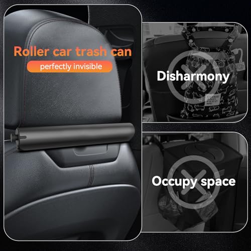 Image of Portable Car Trash Bag for Tesla Model 3, Model S, Model Y, and Cars - Convenient and Eco-Friendly Automotive Waste Management Solution