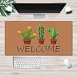 Cartoon Print Tischset Computer Schreibtischmatte Mauspad Büro Teppich Gummimatte Laptop Zubehör Pc 900X400X3Mm