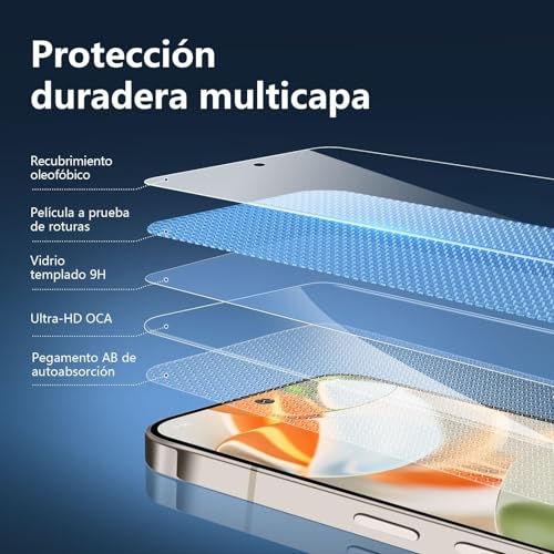 Image of NEW'C Pack of 3 for Google Pixel 10 /10 Pro, Pixel 9 /9 Pro for Tempered Glass, Scratch Free, 9H Hardness, HD Screen Protector, 0.33 mm Ultra Clear, Ultra Resistant