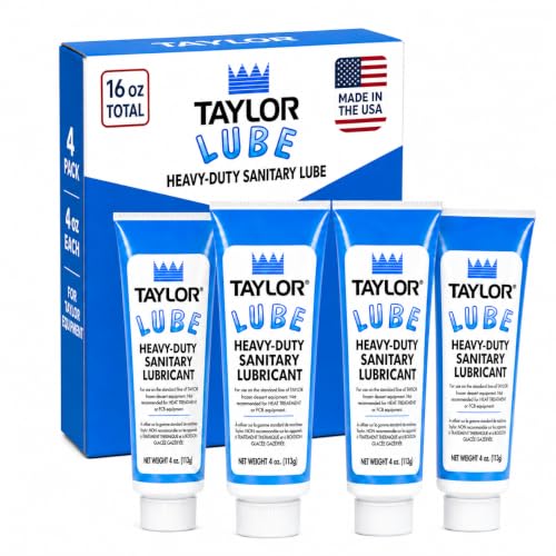 Taylor Blue Food Grade Sanitary Lubricant, 4 x 4oz Tubes